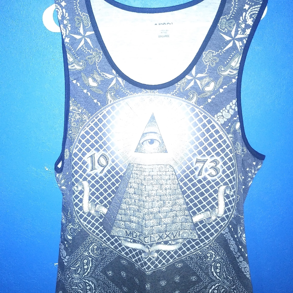 Illuminati muscle shirt 2X grey